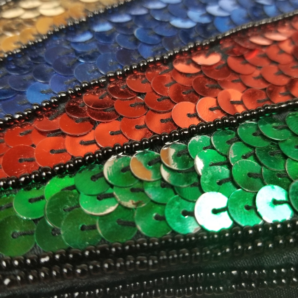 Multicolored Sequined Purse - Picture 8 of 8